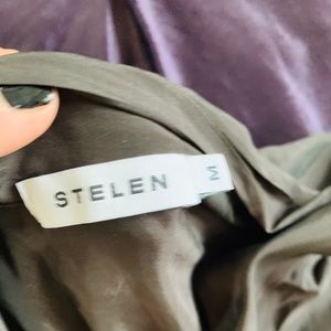 NWOT Stelen tie neck blouse